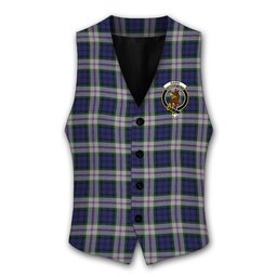 ScotsTee Shop Scottish Baird Dress Crest Tartan Waistcoat Sleeveless Suit Vest