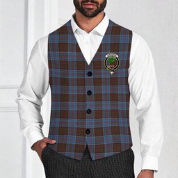 ScotsTee Shop Scottish Anderson STS Crest Tartan Waistcoat Sleeveless Suit Vest