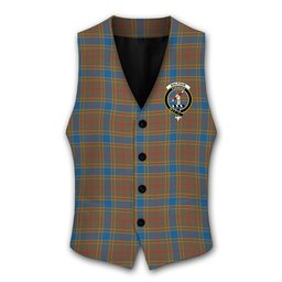 ScotsTee Shop Scottish Balfour Ancient Crest Tartan Waistcoat Sleeveless Suit Vest