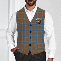 ScotsTee Shop Scottish Balfour Ancient Crest Tartan Waistcoat Sleeveless Suit Vest