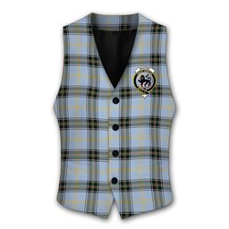 ScotsTee Shop Scottish Baxter of Balgavies Ancient Crest Tartan Waistcoat Sleeveless Suit Vest