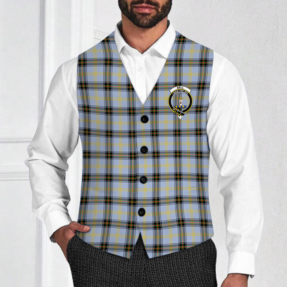 ScotsTee Shop Scottish Bell of the Borders SC Crest Tartan Waistcoat Sleeveless Suit Vest