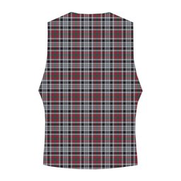 ScotsTee Shop Scottish Borthwick Dress Modern Crest Tartan Waistcoat Sleeveless Suit Vest