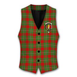 ScotsTee Shop Scottish Callander Crest Tartan Waistcoat Sleeveless Suit Vest