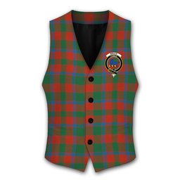 ScotsTee Shop Scottish Bruce Old Ancient Crest Tartan Waistcoat Sleeveless Suit Vest