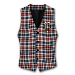 ScotsTee Shop Scottish Bell Border (Bell Southern Bell) Ancient Crest Tartan Waistcoat Sleeveless Suit Vest