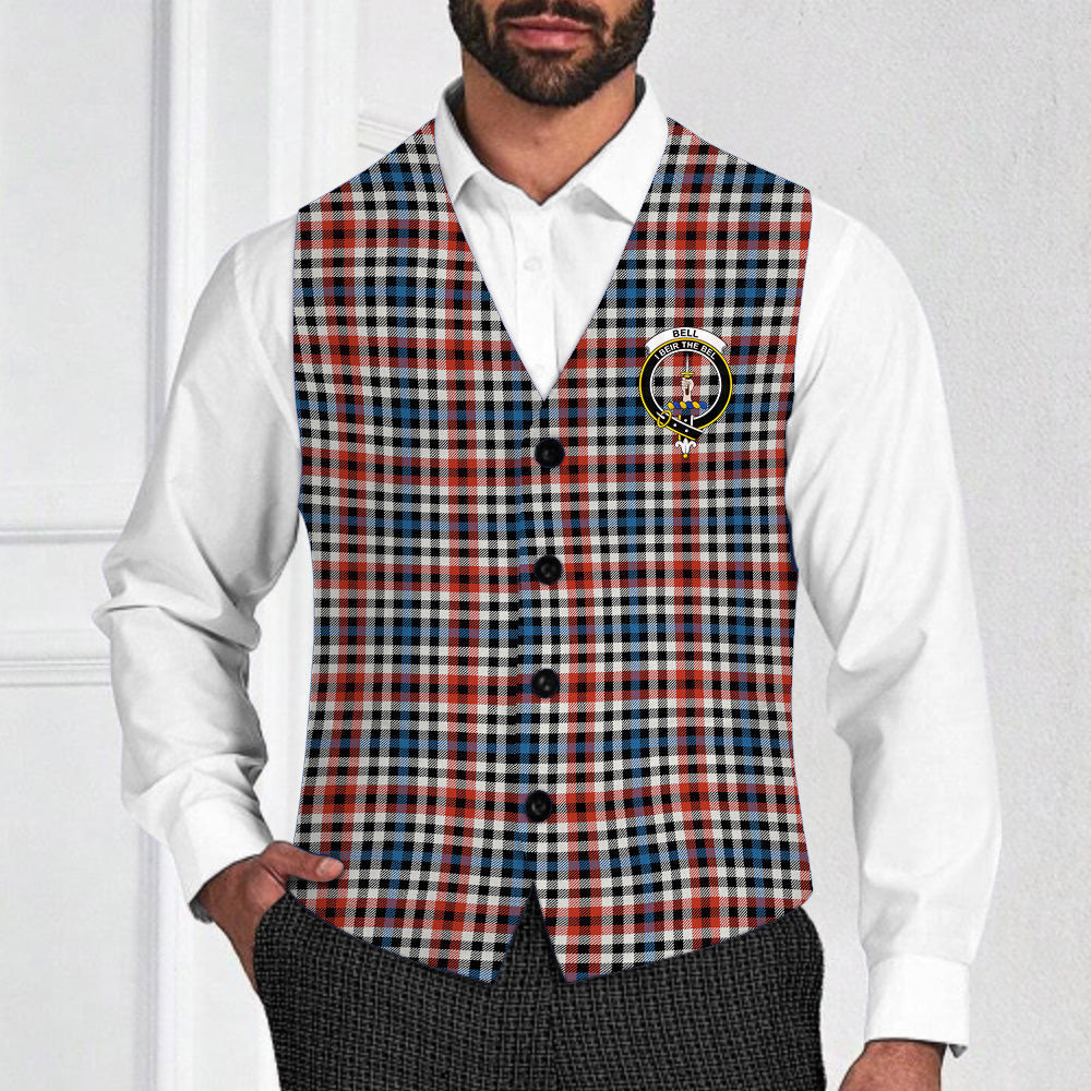 ScotsTee Shop Scottish Bell Border (Bell Southern Bell) Ancient Crest Tartan Waistcoat Sleeveless Suit Vest