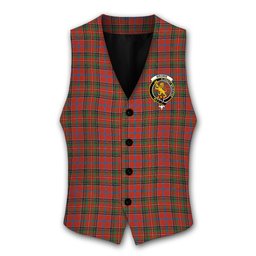 ScotsTee Shop Scottish Brown of Castledean (Broun of Castledean) Ancient Crest Tartan Waistcoat Sleeveless Suit Vest