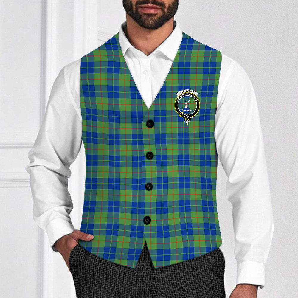 ScotsTee Shop Scottish Barclay Hunting Ancient Crest Tartan Waistcoat Sleeveless Suit Vest