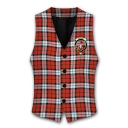 ScotsTee Shop Scottish Brodie Dress Ancient Crest Tartan Waistcoat Sleeveless Suit Vest