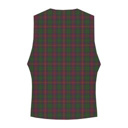 ScotsTee Shop Scottish Cairns Crest Tartan Waistcoat Sleeveless Suit Vest