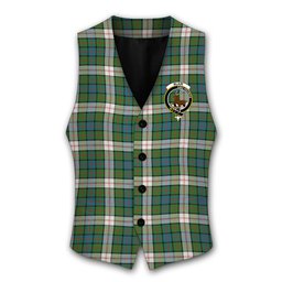 ScotsTee Shop Scottish Blair Dress Ancient Crest Tartan Waistcoat Sleeveless Suit Vest