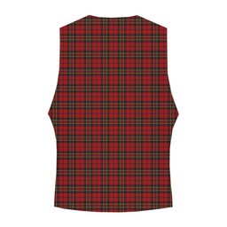 ScotsTee Shop Scottish Brodie Crest Tartan Waistcoat Sleeveless Suit Vest
