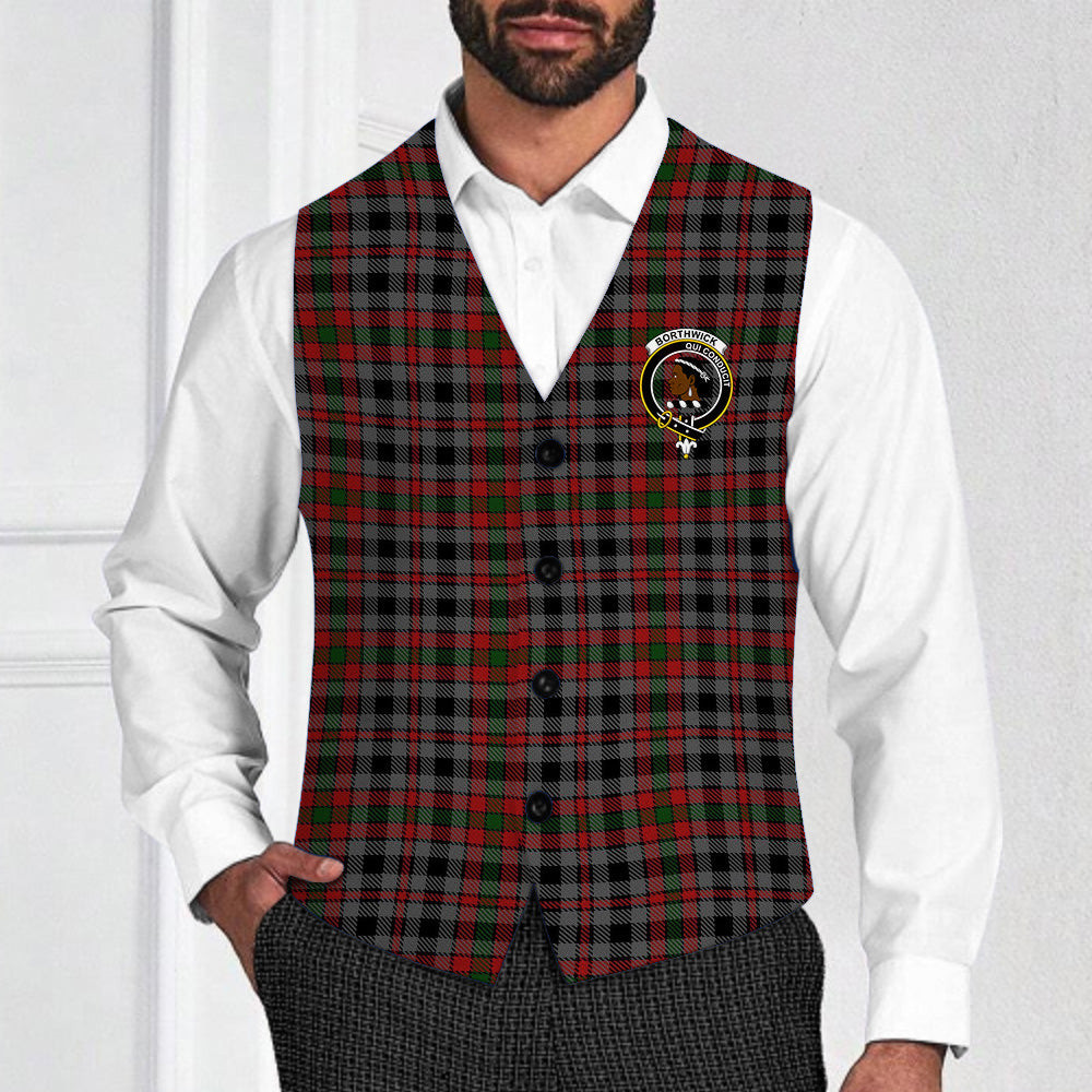ScotsTee Shop Scottish Borthwick Hunting Crest Tartan Waistcoat Sleeveless Suit Vest