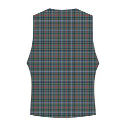 ScotsTee Shop Scottish Bisset Modern Crest Tartan Waistcoat Sleeveless Suit Vest