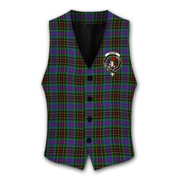 ScotsTee Shop Scottish Brodie Hunting Modern Crest Tartan Waistcoat Sleeveless Suit Vest