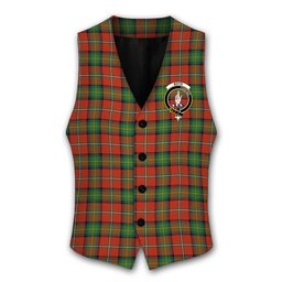 ScotsTee Shop Scottish Boyd Ancient Crest Tartan Waistcoat Sleeveless Suit Vest