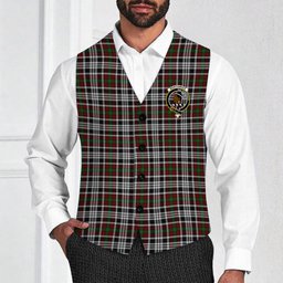 ScotsTee Shop Scottish Borthwick Dress Crest Tartan Waistcoat Sleeveless Suit Vest