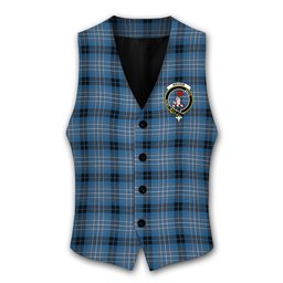 ScotsTee Shop Scottish Brodie Countryfare Ancient Crest Tartan Waistcoat Sleeveless Suit Vest