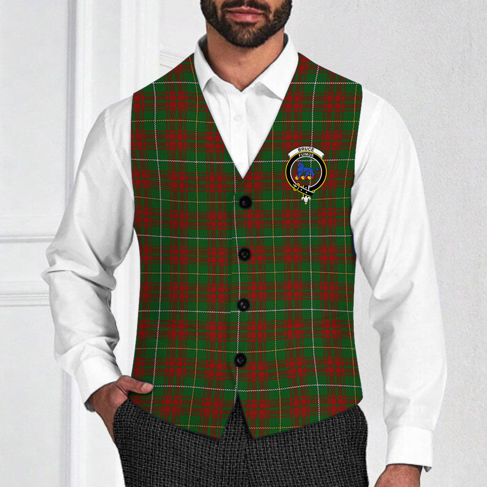 ScotsTee Shop Scottish Bruce Hunting Crest Tartan Waistcoat Sleeveless Suit Vest