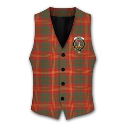 ScotsTee Shop Scottish Burns (Burns 1930) Ancient Crest Tartan Waistcoat Sleeveless Suit Vest