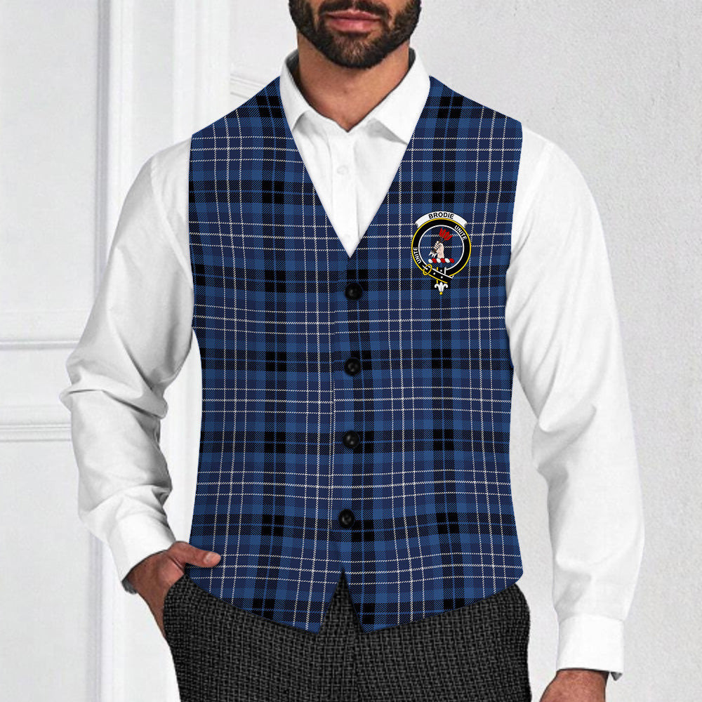 ScotsTee Shop Scottish Brodie Countryfare Modern Crest Tartan Waistcoat Sleeveless Suit Vest