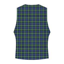 ScotsTee Shop Scottish Campbell of Argyll Ancient 2 Crest Tartan Waistcoat Sleeveless Suit Vest
