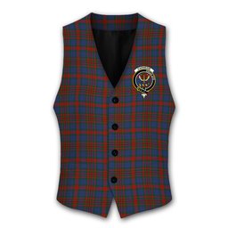 ScotsTee Shop Scottish Carnegie 3 Crest Tartan Waistcoat Sleeveless Suit Vest