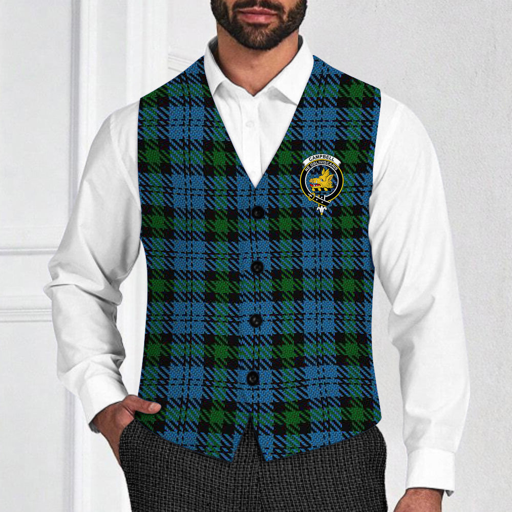 ScotsTee Shop Scottish Campbell of Glenlyon Crest Tartan Waistcoat Sleeveless Suit Vest