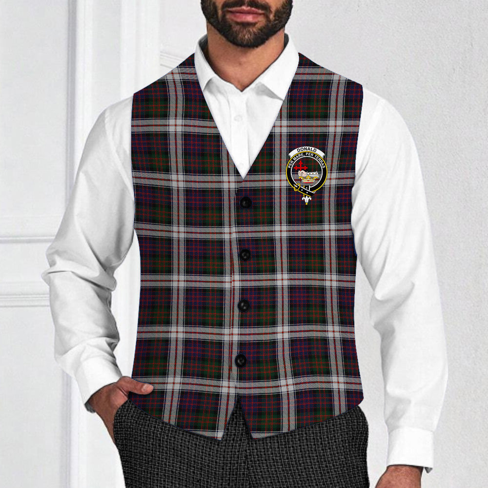 ScotsTee Shop Scottish Donald Dress Crest Tartan Waistcoat Sleeveless Suit Vest