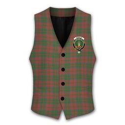 ScotsTee Shop Scottish Donald of Glencoe Ancient Crest Tartan Waistcoat Sleeveless Suit Vest