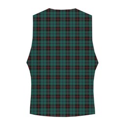 ScotsTee Shop Scottish Douglas Black Modern Crest Tartan Waistcoat Sleeveless Suit Vest