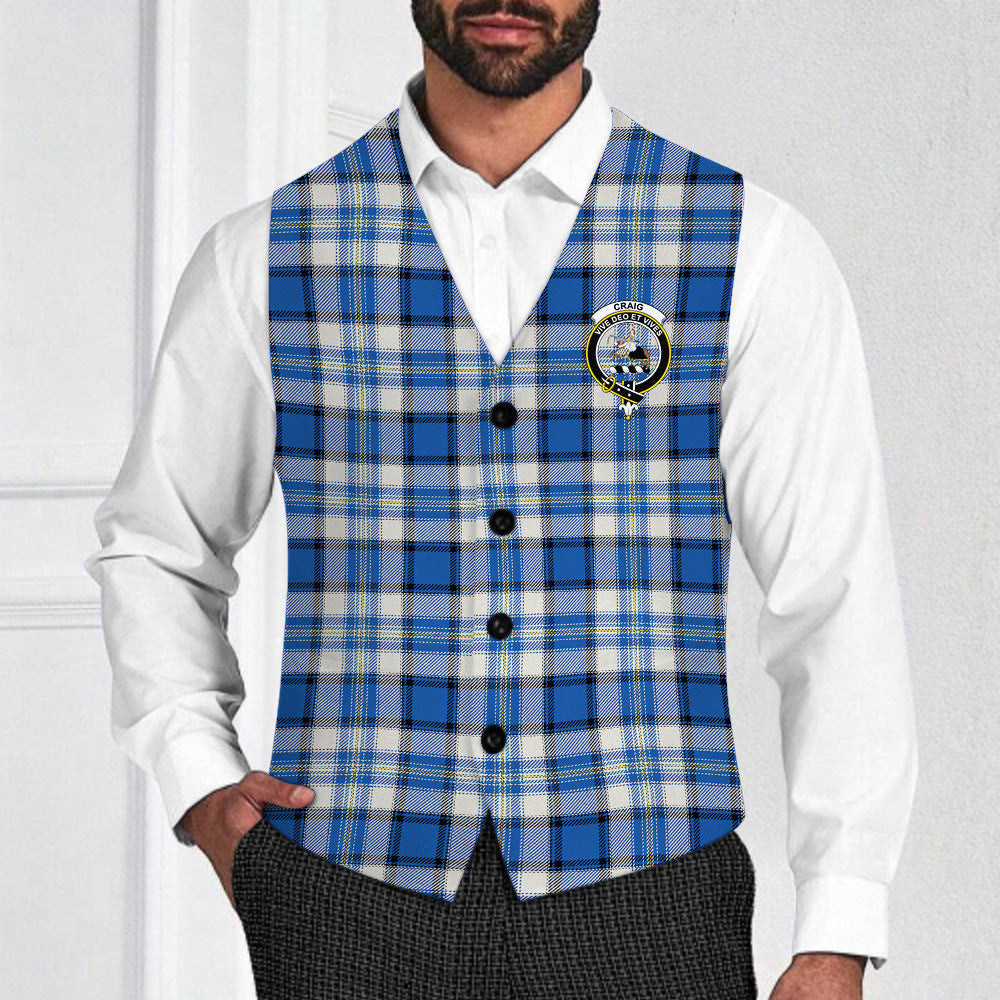 ScotsTee Shop Scottish Craig Paisley Modern Crest Tartan Waistcoat Sleeveless Suit Vest