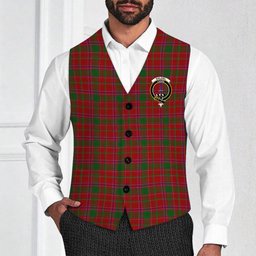 ScotsTee Shop Scottish Dalziel 2 Crest Tartan Waistcoat Sleeveless Suit Vest