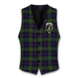 ScotsTee Shop Scottish Clark of Ulva Crest Tartan Waistcoat Sleeveless Suit Vest