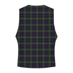 ScotsTee Shop Scottish Clark of Ulva Crest Tartan Waistcoat Sleeveless Suit Vest
