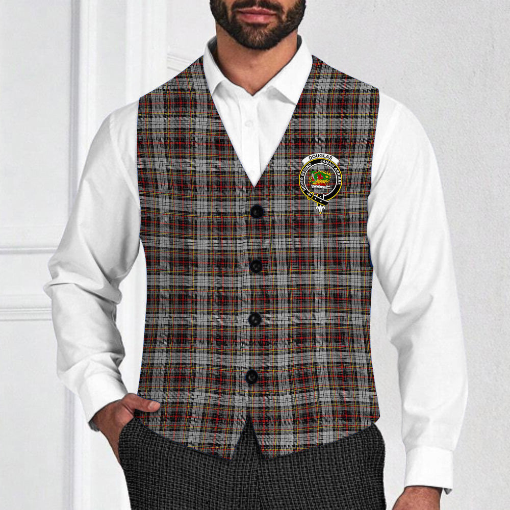 ScotsTee Shop Scottish Douglas Ancient Dress Crest Tartan Waistcoat Sleeveless Suit Vest