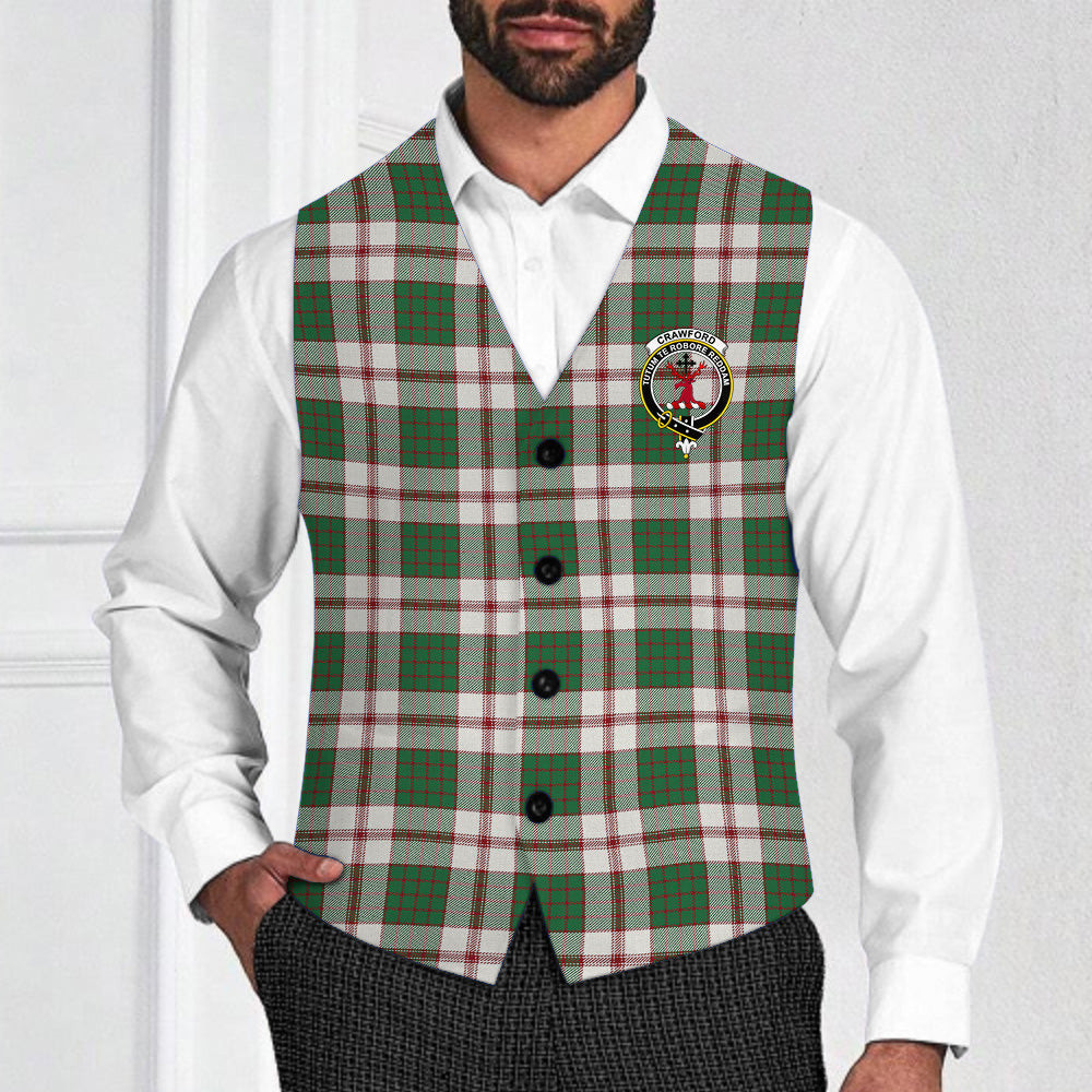 ScotsTee Shop Scottish Crawford Arisaid Dance Ancient Crest Tartan Waistcoat Sleeveless Suit Vest