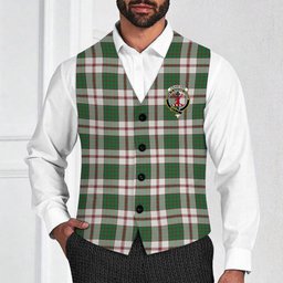 ScotsTee Shop Scottish Crawford Arisaid Dance Ancient Crest Tartan Waistcoat Sleeveless Suit Vest