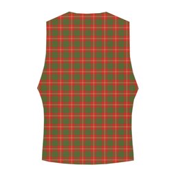 ScotsTee Shop Scottish Crawford Red Ancient Crest Tartan Waistcoat Sleeveless Suit Vest