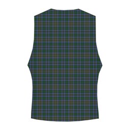 ScotsTee Shop Scottish Cockburn 2 Crest Tartan Waistcoat Sleeveless Suit Vest