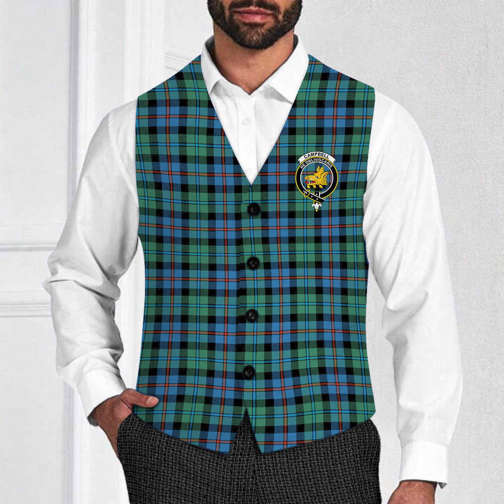 ScotsTee Shop Scottish Campbel of Cawdor Ancient Crest Tartan Waistcoat Sleeveless Suit Vest