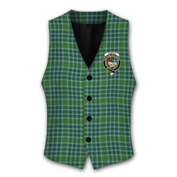 ScotsTee Shop Scottish Donald Lord of the Isles Hunting Ancient Crest Tartan Waistcoat Sleeveless Suit Vest