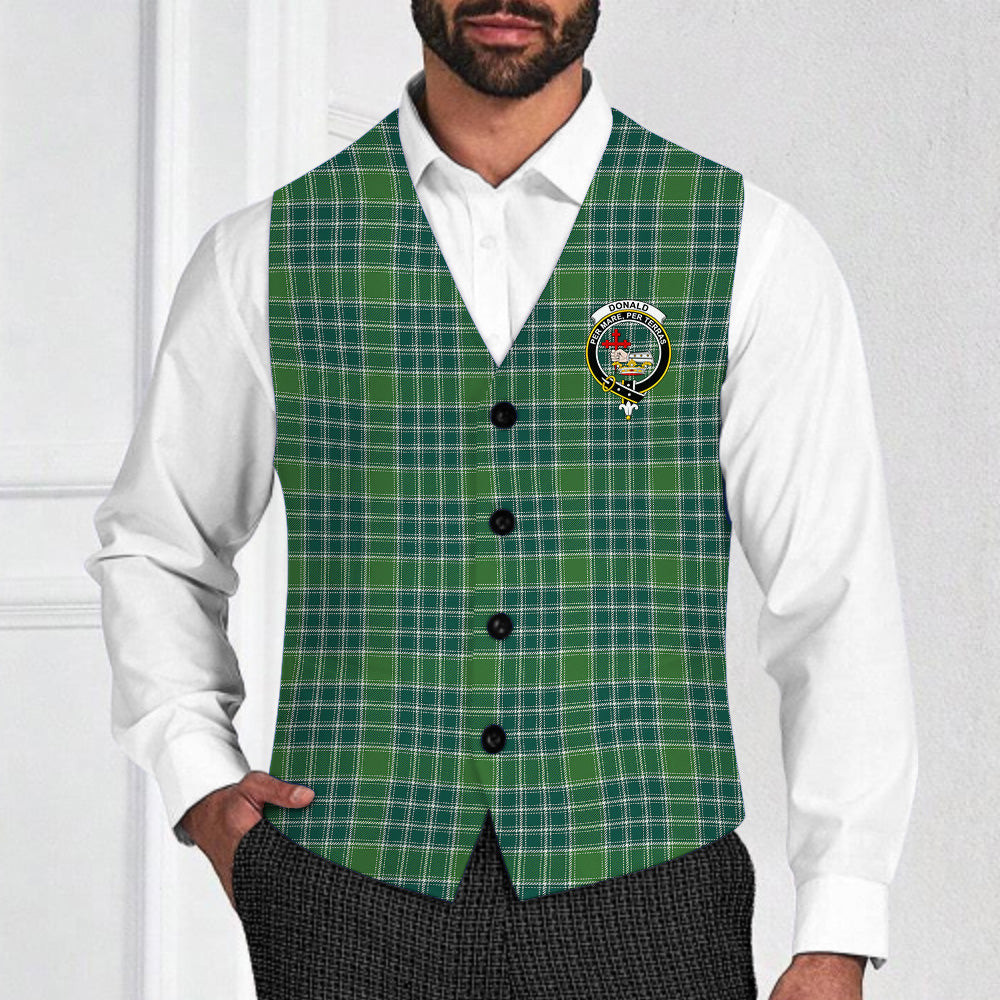 ScotsTee Shop Scottish Donald Lord of the Isles Hunting Ancient Crest Tartan Waistcoat Sleeveless Suit Vest