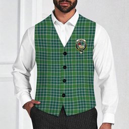 ScotsTee Shop Scottish Donald Lord of the Isles Hunting Ancient Crest Tartan Waistcoat Sleeveless Suit Vest