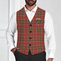 ScotsTee Shop Scottish Dalziel Ancient Crest Tartan Waistcoat Sleeveless Suit Vest