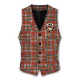 ScotsTee Shop Scottish Donald of Lochmaddy Ancient Crest Tartan Waistcoat Sleeveless Suit Vest