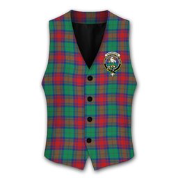 ScotsTee Shop Scottish Cranstoun Dress Modern Crest Tartan Waistcoat Sleeveless Suit Vest