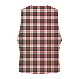 ScotsTee Shop Scottish Carnegie Dress Modern Crest Tartan Waistcoat Sleeveless Suit Vest