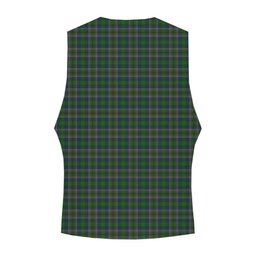ScotsTee Shop Scottish Cockburn Crest Tartan Waistcoat Sleeveless Suit Vest